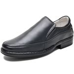 Sapato Masculino Conforto Couro Legítimo Preto