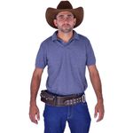 Guaiaca Masculina Couro Legítimo Marrom Whisky