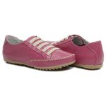 Sapatênis Feminino Couro Legítimo Rosa Pink