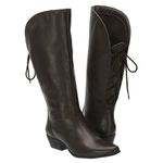 Bota Feminina Montaria Classic Couro Legítimo Café