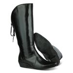 Bota Feminina Montaria Classic Couro Legítimo Preto