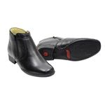 Bota Masculina Conforto Couro Legítimo Preto