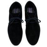 Bota Masculina Casual Couro Camurça Preto