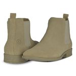 Bota Chelsea Masculina Camurça Areia