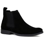 Bota Chelsea Masculina Camurça Preto