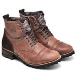 Bota Coturno Casual Boots Masculino Mad Dog Whisky Camurça Café