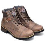 Bota Coturno Casual Boots Masculino Mad Dog Café