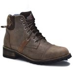 Bota Coturno Casual Boots Masculino Mad Dog Camurça Café