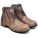 Bota Coturno Boots Casual Masculino Mad Dog Camurça Café