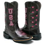 Bota Texana Feminina EUA Café