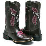 Bota Texana Feminina Café