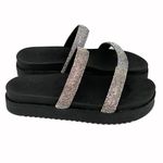 Papete Feminina FlatForm Napa Preta 