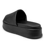 Tamanco Papete Feminino Flatform Preto