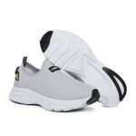 Tênis Masculino Slip On Confortável Cinza