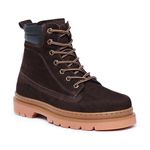 Bota Masculina Couro Legítimo Marrom