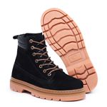 Bota Masculina Couro Legítimo Preto