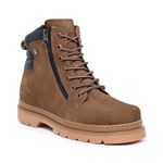 Bota Masculina Marrom Claro Couro Legítimo