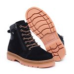 Bota Masculina Preta Couro Legítimo