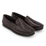 Sapatilha Masculina Couro Legítimo Café