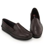 Sapatilha Masculina Couro Legítimo Café
