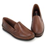 Sapatilha Masculina Couro Legítimo Conhaque