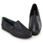 Sapatilha Masculina Couro Legítimo Preto