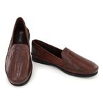 Sapatilha Masculina em Couro Legítimo Conhaque