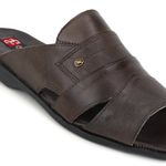 Chinelo Masculino Couro Legítimo Café