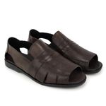 Sandália Masculina Couro Legítimo Café