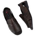 Sandália Masculina Couro Legítimo Café