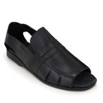 Sandália Masculina Couro Legítimo Preto
