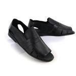Sandália Masculina Couro Legítimo Preto
