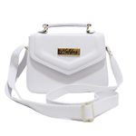 Bolsa Feminina Haldrys Pequena Branco