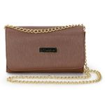 Clutch Feminina Haldrys Caramelo