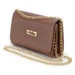 Clutch Feminina Haldrys Caramelo