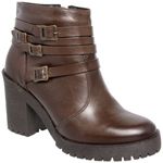 Bota Coturno Tratorado Feminino Chocolate