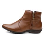 Bota Flat Feminina Rasteira Conforto Havana