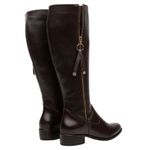 Bota Montaria Feminina Couro Legítimo Café