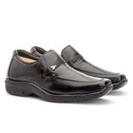 Sapato Masculino Conforto Em Couro Legítimo Preto