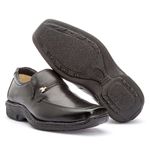 Sapato Masculino Conforto Em Couro Legítimo Preto