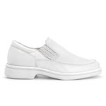 Sapato Masculino Conforto em Couro Legitimo Branco