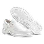 Sapato Masculino Conforto em Couro Legitimo Branco