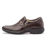 Sapato Masculino Conforto em Couro Legitimo Café