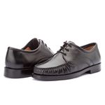 Mocassim Masculino Conforto em Couro Legitimo Preto