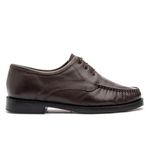 Mocassim Masculino Conforto em Couro Legitimo Café