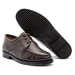 Mocassim Masculino Conforto em Couro Legitimo Café