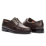 Mocassim Masculino Conforto em Couro Legitimo Café