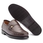 Mocassim Masculino Conforto Couro Legitimo Café