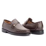 Mocassim Masculino Conforto Couro Legitimo Café