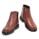 Bota Masculina Conforto Couro Legítimo Havana